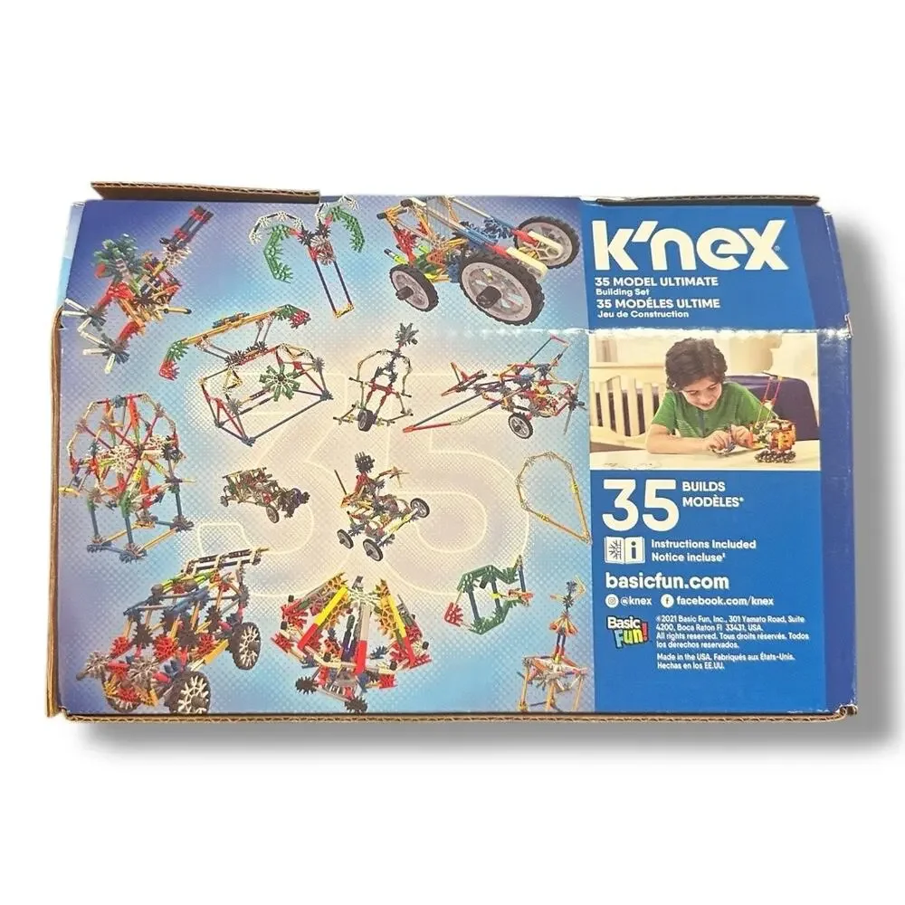 K'nex Building Set with 35 Models